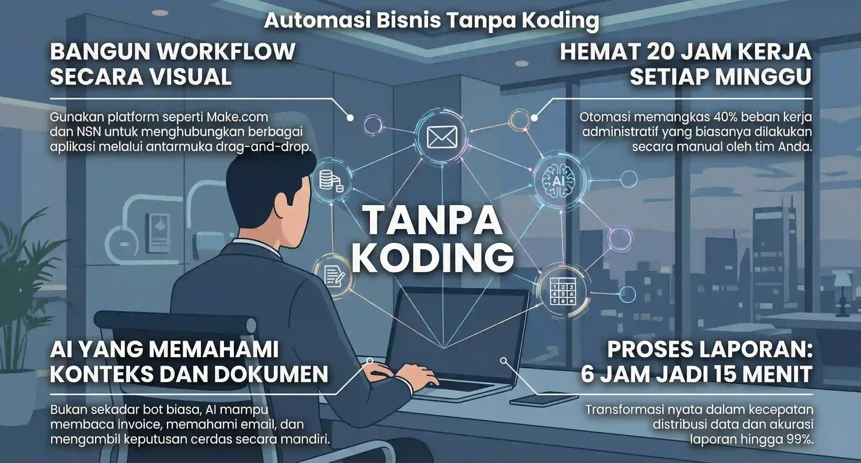 Workshop AI untuk Automasi Workflow | Hemat Waktu & Biaya